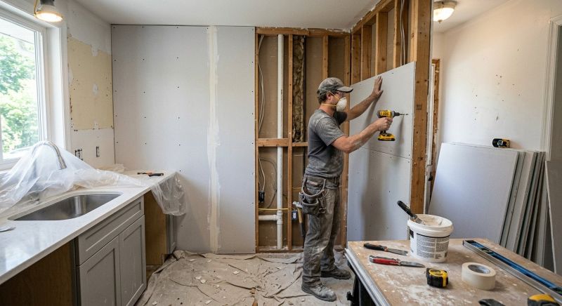 House Drywall Installation in Conroe, TX